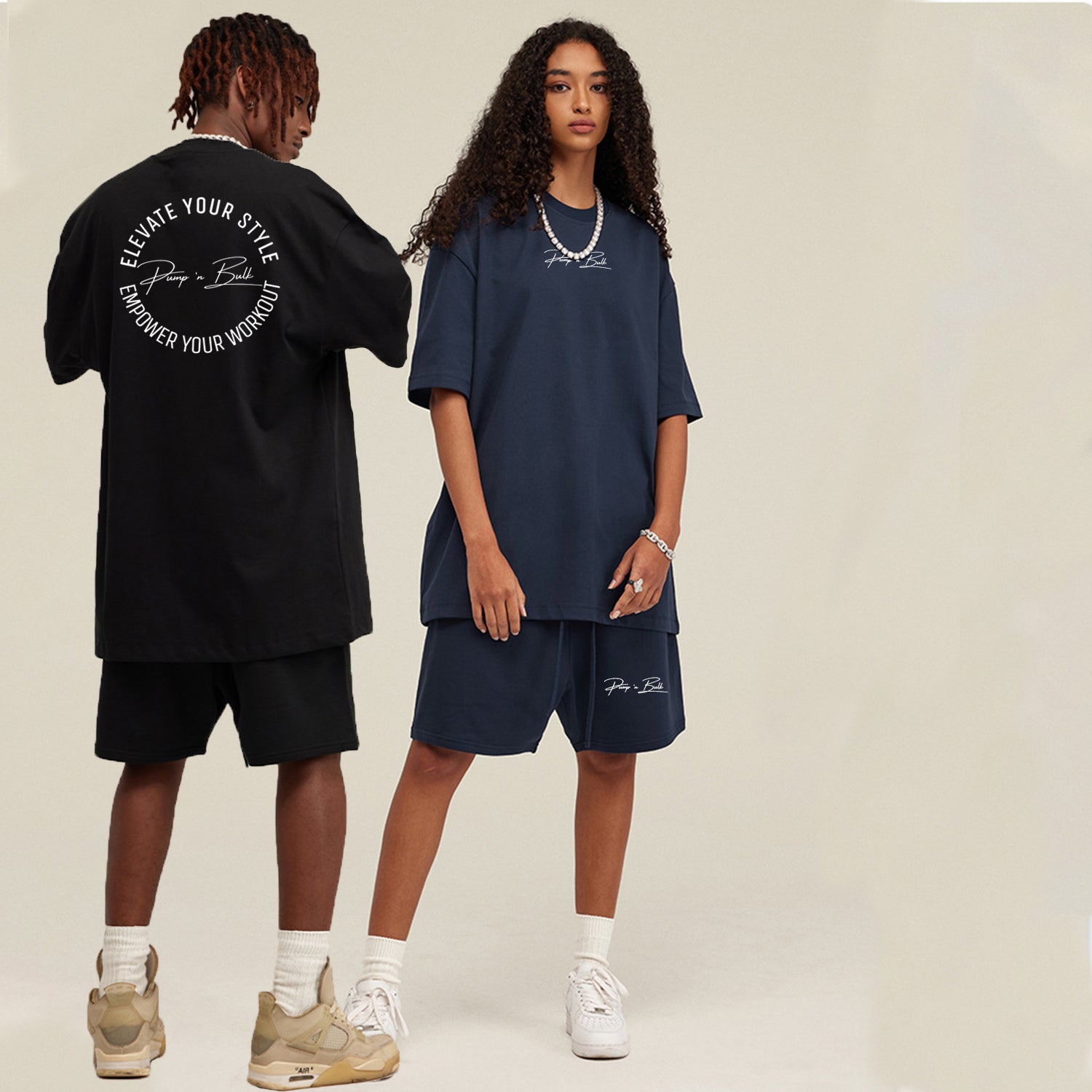 Pump n Bulk COORDINATO STREETWEAR BLU 1