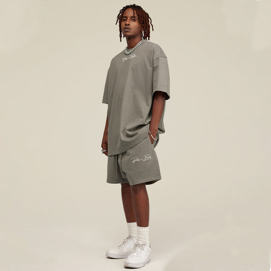 COORDINATO STREETWEAR OVERSIZE  GRIGIO